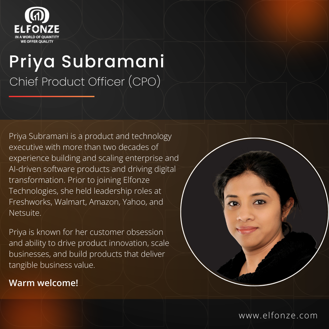 Priya Subramani product and technology executive leading AI driven product innovation